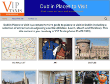 Tablet Screenshot of dublinplacestovisit.com